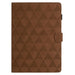 Diamond Texture Embossed Leather Smart Tablet Case