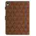 Diamond Texture Embossed Leather Smart Tablet Case
