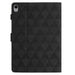 Diamond Texture Embossed Leather Smart Tablet Case