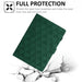 Diamond Texture Embossed Leather Smart Tablet Case