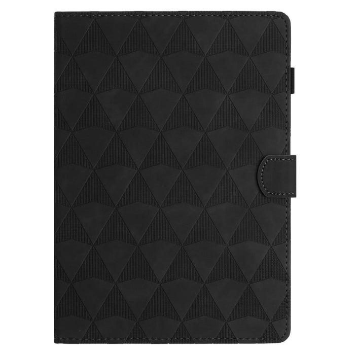 Diamond Texture Embossed Leather Smart Tablet Case