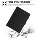 Diamond Texture Embossed Leather Smart Tablet Case