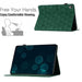 Diamond Texture Embossed Leather Smart Tablet Case