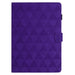 Diamond Texture Embossed Leather Smart Tablet Case