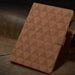Diamond Texture Embossed Leather Smart Tablet Case