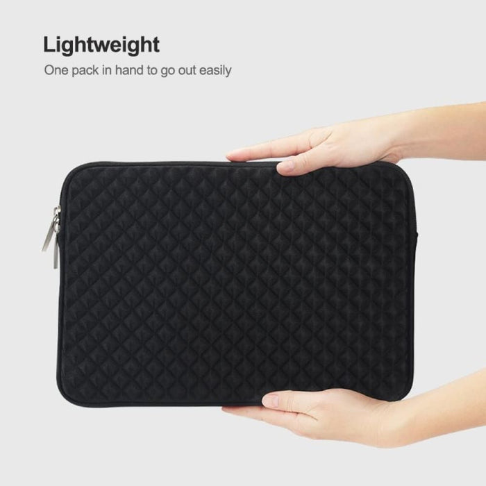 Diamond Texture Laptop Liner Bag Size