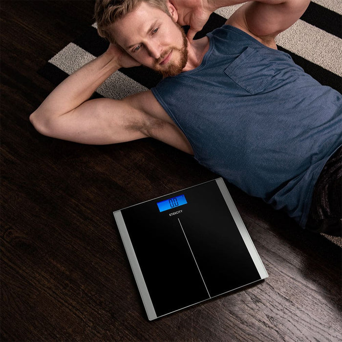 Digital Body Weight Bathroom Scale Black 2 Pack