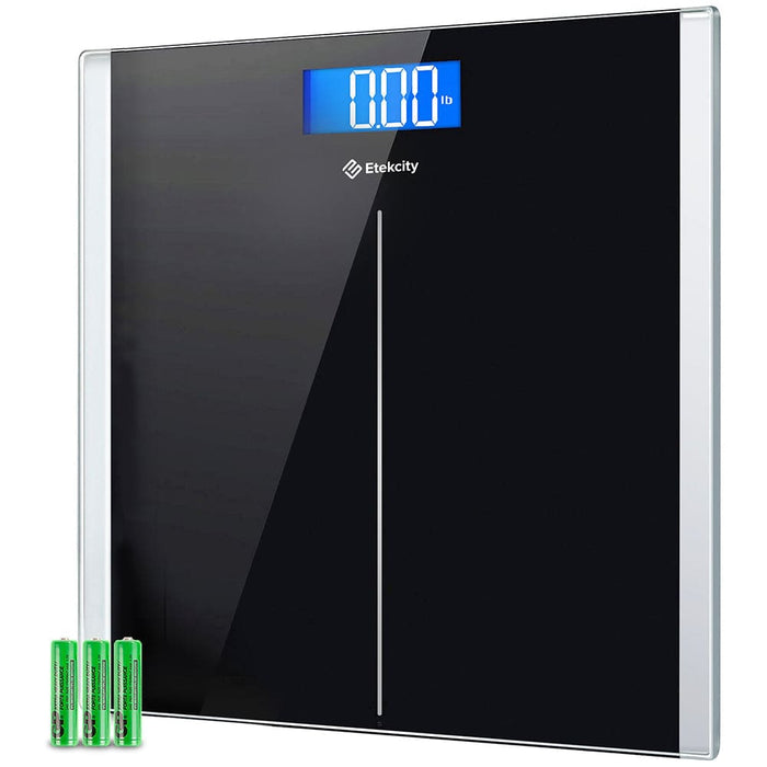 Digital Body Weight Bathroom Scale Black