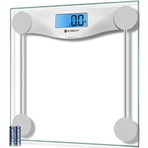Digital Body Weight Bathroom Scale Silver