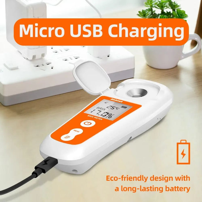 Digital Brix Meter for Fruit Juice Testing