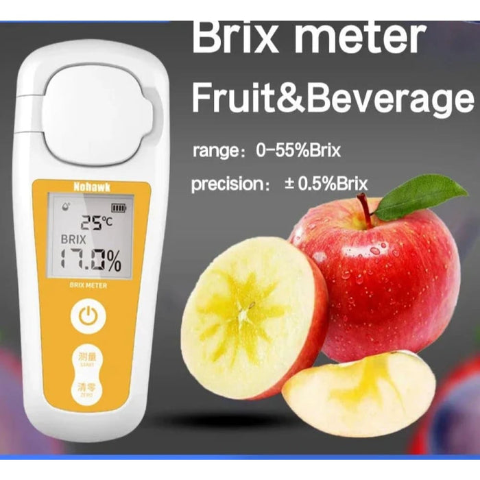 Digital Brix Meter for Measuring Sugar Content in Liquids