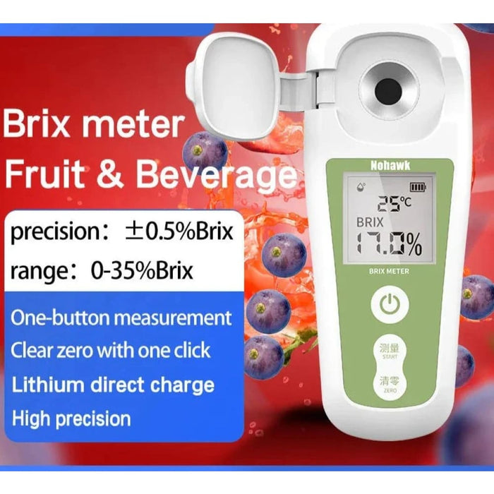 Digital Brix Meter for Measuring Sugar Content in Liquids
