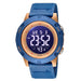 Led Digital Display Waterproof Men Wristwatch with Back