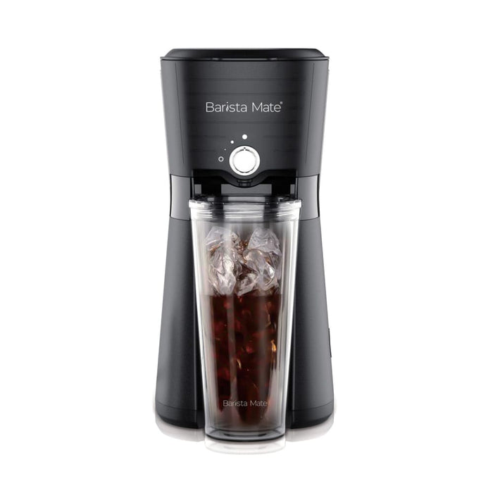Digital Iced Coffee Maker W/ 10oz Reusable Cup & Straw