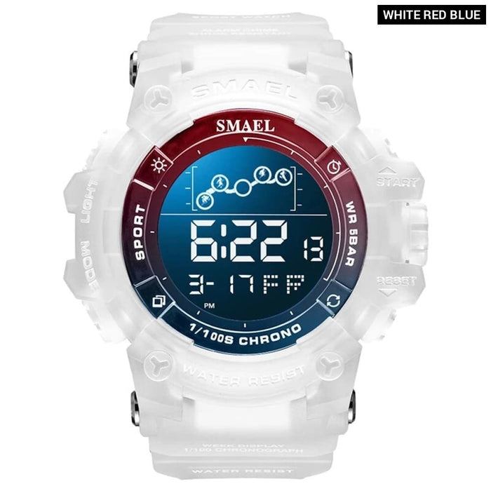 Digital Led Military Big Dial Wrist Watch 8082 Sport for Men