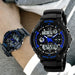 Led Digital Men Sport Shock Resistant Waterproof Wristwatch