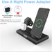 Digital Time Display 3 In 1 Wireless Charging Station