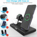 Digital Time Display 3 In 1 Wireless Charging Station