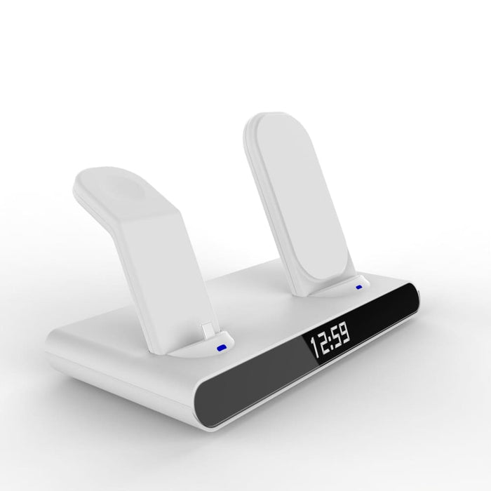 Digital Time Display 3 In 1 Wireless Charging Station