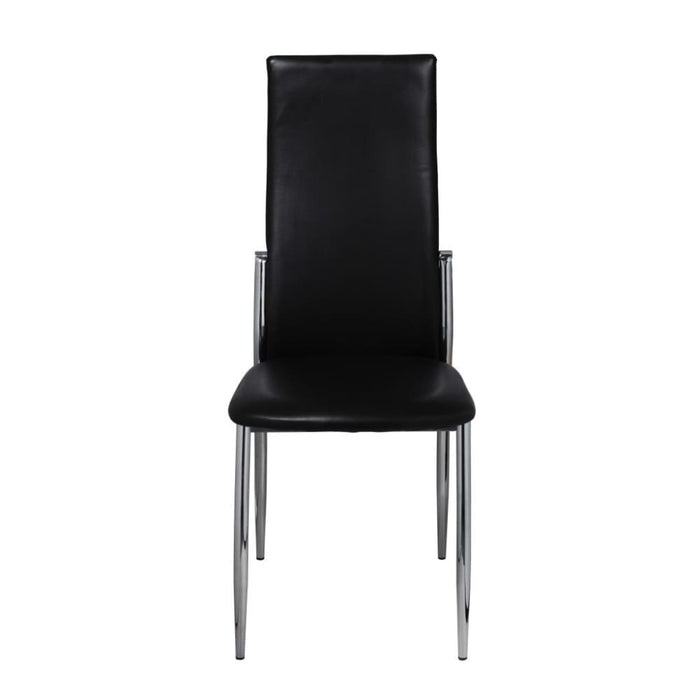 Dining Chairs 2 Pcs Black Faux Leather Gl1846569