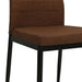 Dining Chairs 2 Pcs Brown Fabric Gl52361