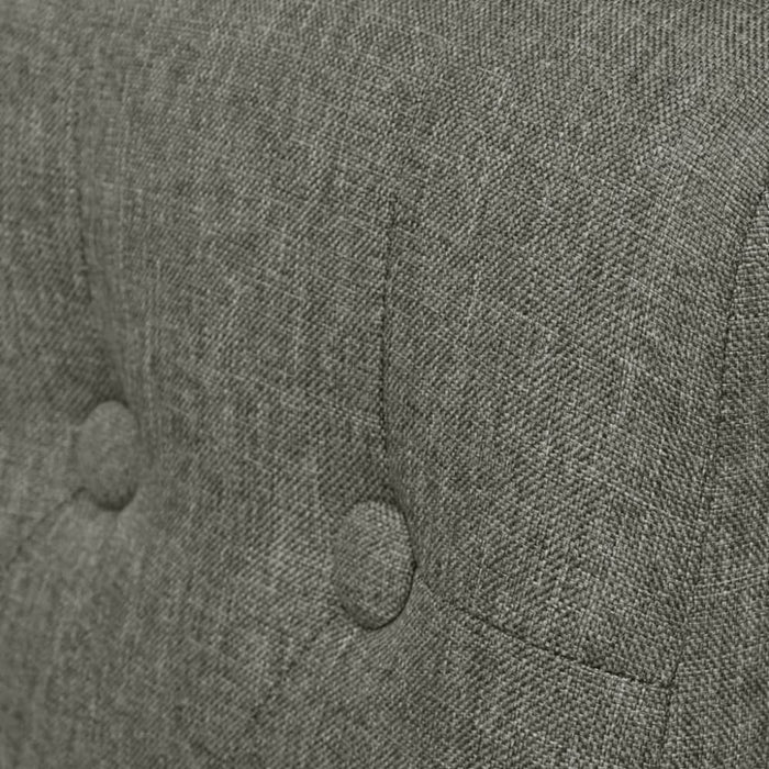 Dining Chairs 2 Pcs Light Grey Fabric Gl559