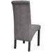 Dining Chairs 2 Pcs Light Grey Fabric Gl559