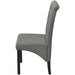 Dining Chairs 2 Pcs Light Grey Fabric Gl559