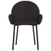 Dining Chairs 2 Pcs Black Faux Leather Taailo