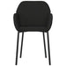 Dining Chairs 2 Pcs Black Velvet Taaibi