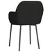 Dining Chairs 2 Pcs Black Velvet Taaibi