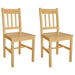 Dining Chairs 2 Pcs Pinewood Gl563151