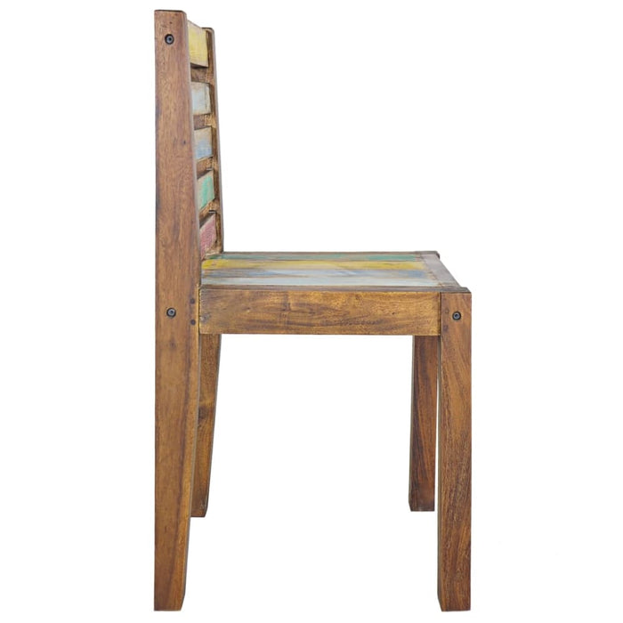 Dining Chairs 2 Pcs Solid Reclaimed Wood Gl187619