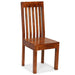 Dining Chairs 2 Pcs Solid Wood With Sheesham Finish Modern