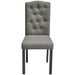 Dining Chairs 4 Pcs Grey Fabric Gl556