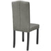 Dining Chairs 4 Pcs Grey Fabric Gl556