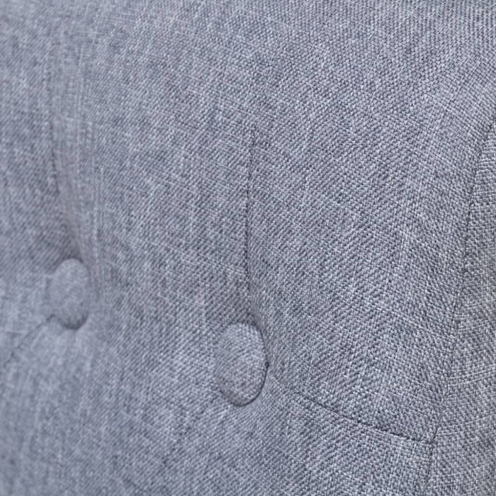 Dining Chairs 4 Pcs Light Grey Fabric Gl4485