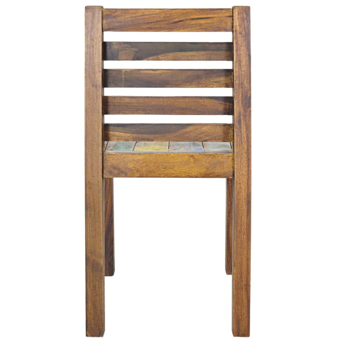 Dining Chairs 4 Pcs Solid Reclaimed Wood Gl18961