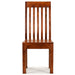 Dining Chairs 4 Pcs Solid Wood With Sheesham Finish Modern