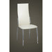 Dining Chairs 4 Pcs White Faux Leather Gl18265