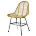 Dining Chairs 6 Pcs Natural Rattan Gl43259