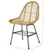 Dining Chairs 6 Pcs Natural Rattan Gl43259