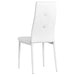 Dining Chairs 6 Pcs White Faux Leather Gl42556