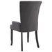 Dining Chairs With Armrests 4 Pcs Dark Grey Fabric Xilkbk