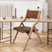 2x Dining Chairs Foldable Pu Leather Kitchen Chair Lounge