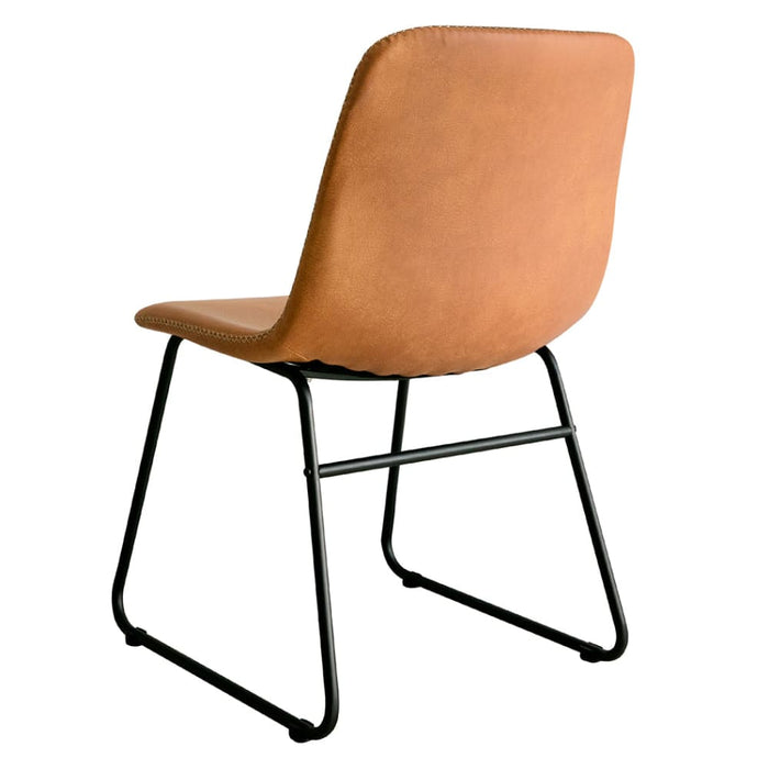 2x Dining Chairs Kitchen Table Chair Lounge Room Retro