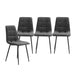 4x Dining Chairs Kitchen Table Chair Lounge Room Retro