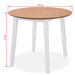Dining Set 3 Pieces Mdf and Rubberwood White Xiakax