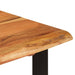 Dining Table 110x50x76 Cm Solid Wood Acacia Tpbxnk