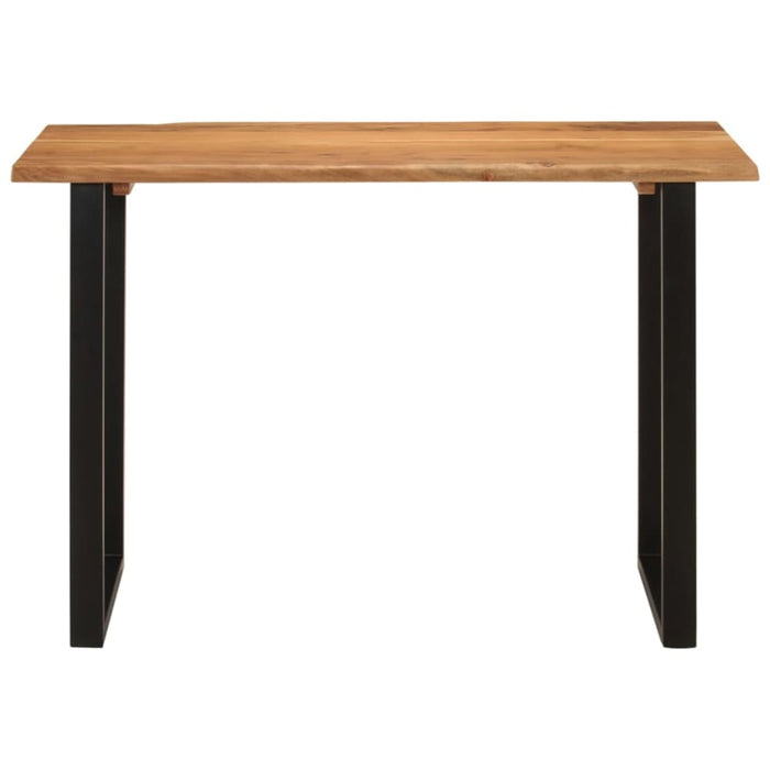 Dining Table 110x50x76 Cm Solid Wood Acacia Tpbxnk